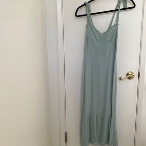 Reformation Nikita Dress petites Celadon 0P Celadon NWT